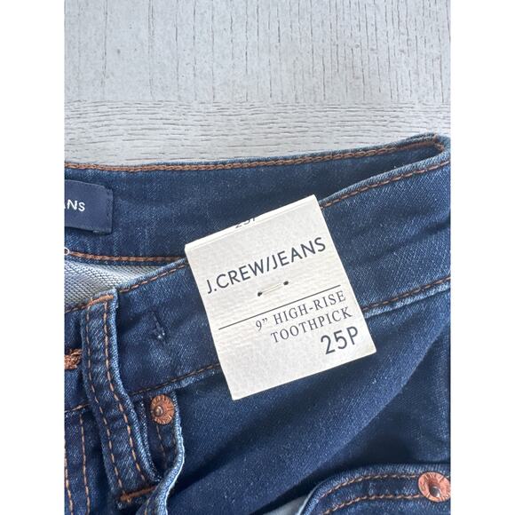 NWT J.Crew 9" High Rise ToothPick Jeans Western Cowgirl (M) - Picture 2 of 4